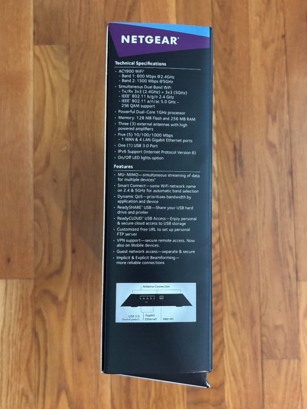 NETGEAR - Nighthawk AC1900 Smart WiFi Router (R6900P) - Picture 7 of 7
